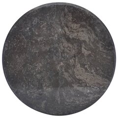 vidaXL Pöytälevy musta Ø50x2,5 cm marmori hinta ja tiedot | Pöytälevyt | hobbyhall.fi