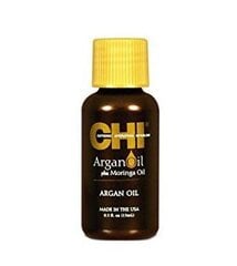 Argan ja Moringa öljytuote hiuksille CHI Argan Oil 15ml hinta ja tiedot | Naamiot, öljyt ja seerumit | hobbyhall.fi