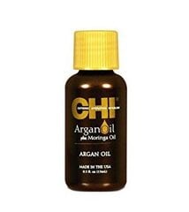 Argan ja Moringa öljytuote hiuksille CHI Argan Oil 15ml hinta ja tiedot | Hiusnaamiot, öljyt ja seerumit | hobbyhall.fi