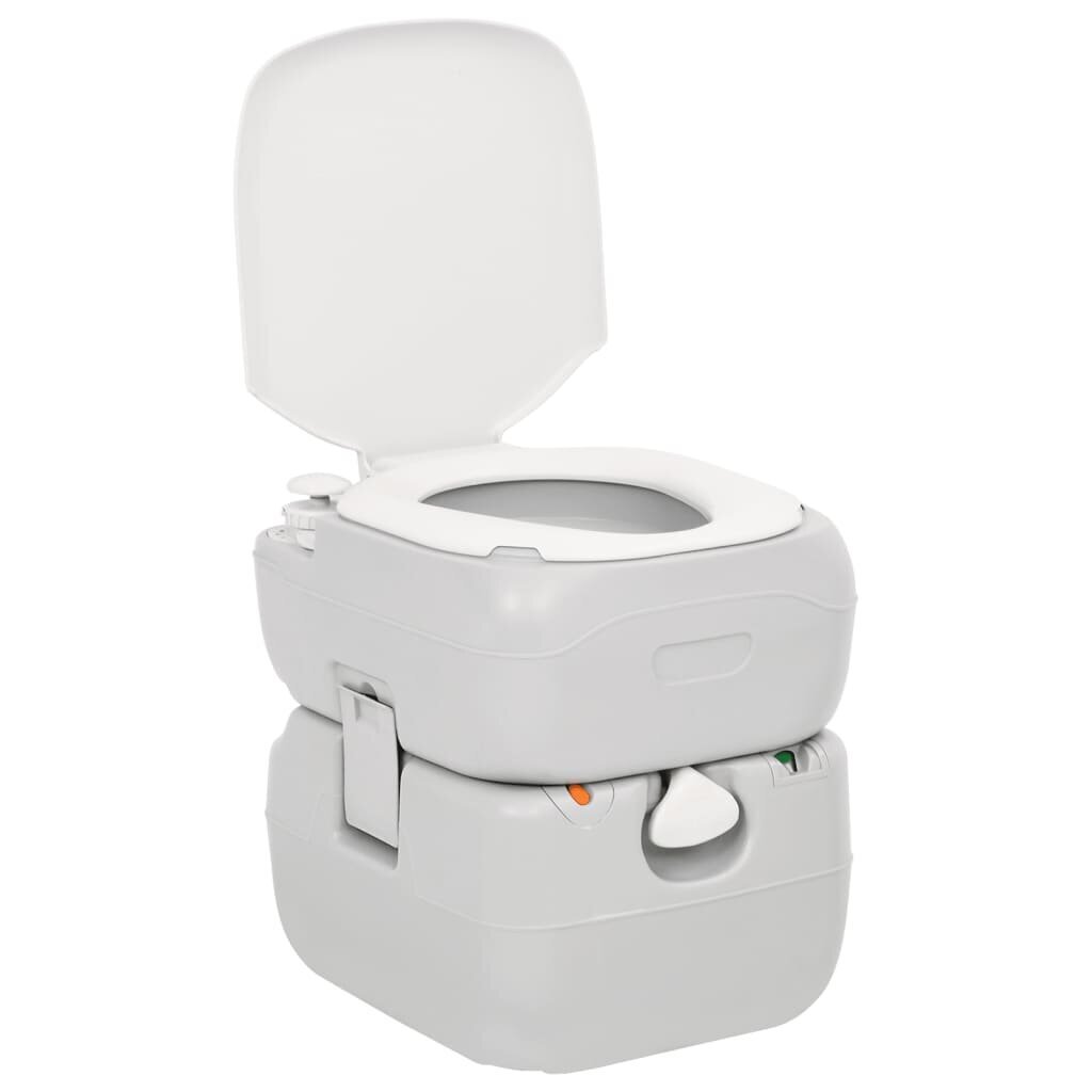 vidaXL Kannettava retkeily-WC ja käsienpesutelinesarja vesisäiliöllä hinta ja tiedot | Kuivakäymälät | hobbyhall.fi