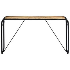vidaXL Konsolipöytä 140x35x76 cm täysi karkea mangopuu hinta ja tiedot | Sivupöydät | hobbyhall.fi
