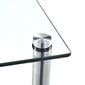 vidaXL 3-kerroksinen hylly läpinäkyvä 40x40x67 cm karkaistu lasi hinta ja tiedot | Hyllyt | hobbyhall.fi