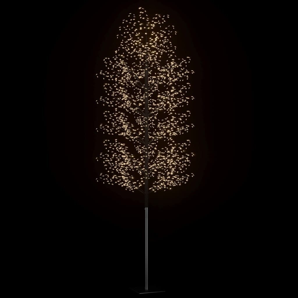 vidaXL Joulukuusi 2 000 lämpimän valk. LED-valoa kirsikankukka 500 cm hinta ja tiedot | Joulukoristeet | hobbyhall.fi