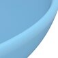vidaXL Ylellinen pesuallas pyöreä matta vaaleansin. 32,5x14 cm keraami hinta ja tiedot | Pesualtaat | hobbyhall.fi