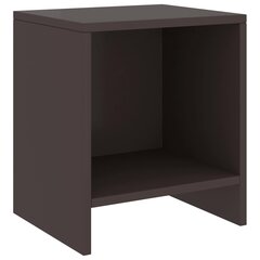 vidaXL Yöpöydät 2 kpl tummanruskea 35x30x40 cm täysi mänty hinta ja tiedot | Yöpöydät | hobbyhall.fi
