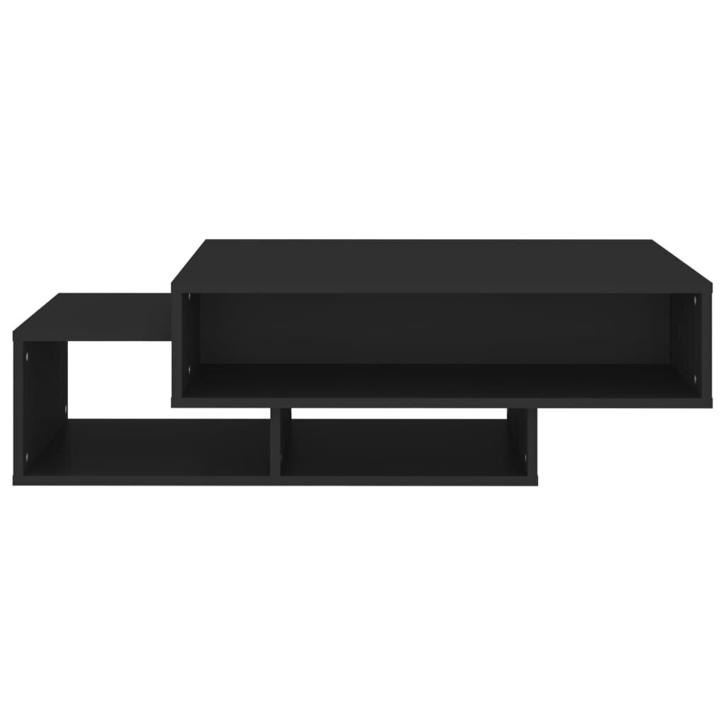 vidaXL Sohvapöytä musta 105x55x32 cm lastulevy hinta ja tiedot | Sohvapöydät | hobbyhall.fi