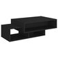vidaXL Sohvapöytä musta 105x55x32 cm lastulevy hinta ja tiedot | Sohvapöydät | hobbyhall.fi