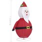 vidaXL Joulupukki joulukoriste LED-valoilla ylellinen kangas 90 cm hinta ja tiedot | Joulukoristeet | hobbyhall.fi