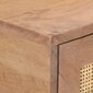 vidaXL Konsolipöytä 100x35x76 cm täysi mangopuu hinta ja tiedot | Sohvapöydät | hobbyhall.fi