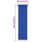 vidaXL Rullaverho ulkotiloihin 60x230 cm sininen HDPE hinta ja tiedot | Kaihtimet | hobbyhall.fi