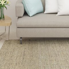 vidaXL Matto luonnollinen sisal 80x350 cm vihreä hinta ja tiedot | Isot matot | hobbyhall.fi