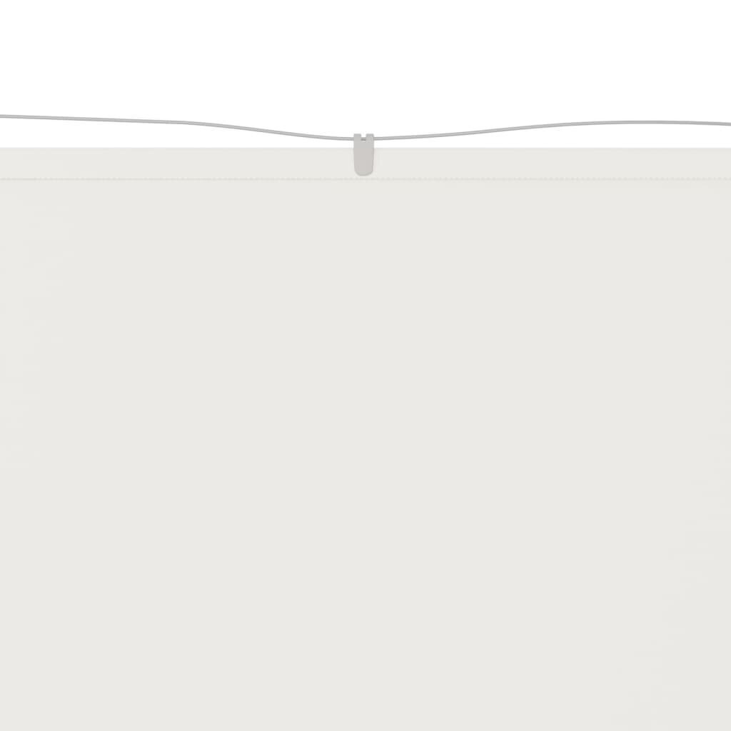vidaXL Pystymarkiisi valkoinen 60x800 cm Oxford kangas hinta ja tiedot | Aurinkovarjot ja markiisit | hobbyhall.fi