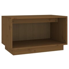 vidaXL TV-taso hunajanruskea 60x35x35 cm täysi mänty hinta ja tiedot | TV-tasot | hobbyhall.fi