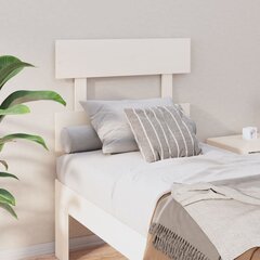 vidaXL Sängynpääty valkoinen 78,5x3x81 cm täysi mänty hinta ja tiedot | Sängyt | hobbyhall.fi