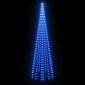 vidaXL Joulukuusi lipputankoon 310 sinistä LED-valoa 300 cm hinta ja tiedot | Jouluvalot | hobbyhall.fi