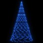 vidaXL Joulukuusi lipputankoon 3000 sinistä LED-valoa 800 cm hinta ja tiedot | Jouluvalot | hobbyhall.fi