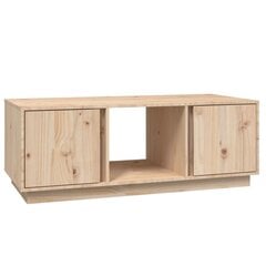 vidaXL Sohvapöytä 110x50x40 cm täysi mänty hinta ja tiedot | Sohvapöydät | hobbyhall.fi