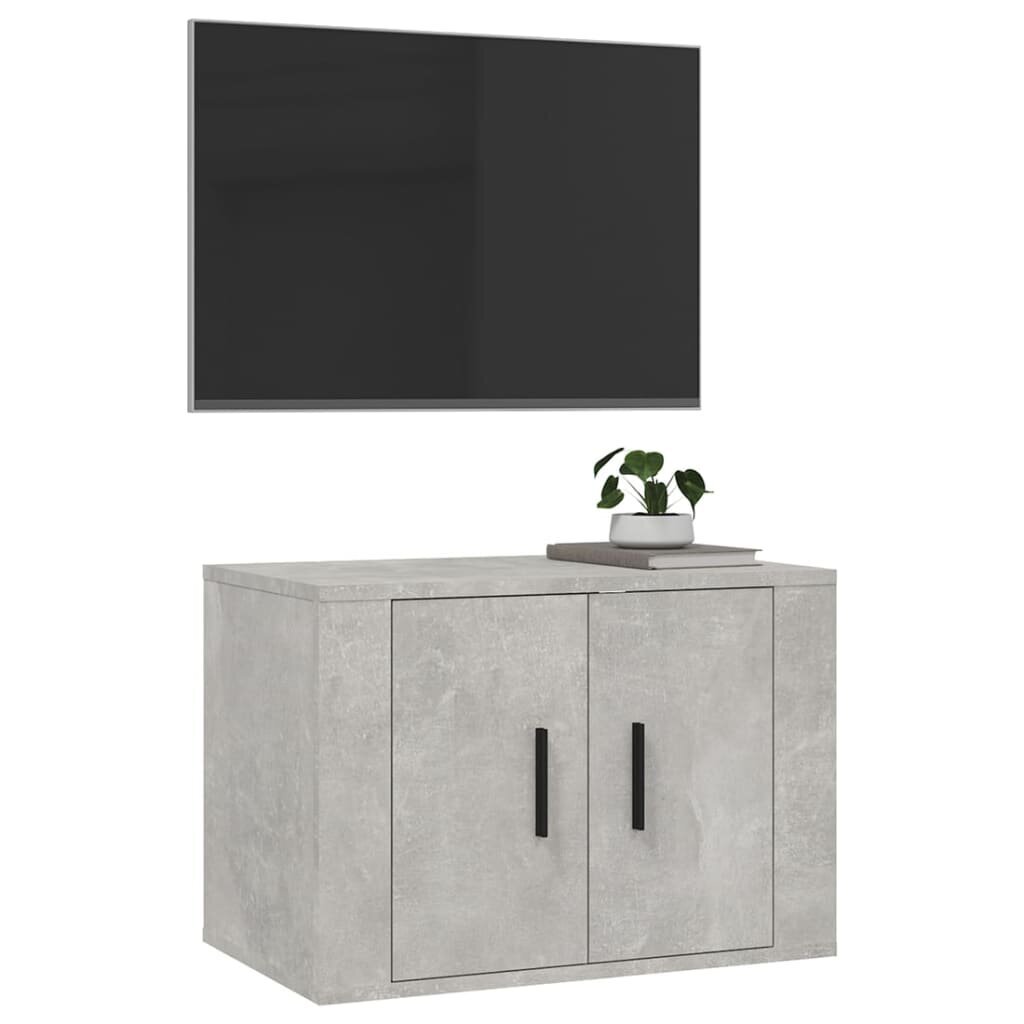 vidaXL Seinäkiinnitettävä TV-taso betoninharmaa 57x34,5x40 cm hinta ja tiedot | TV-tasot | hobbyhall.fi