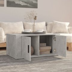 vidaXL Sohvapöytä betoninharmaa 80x50x36 cm tekninen puu hinta ja tiedot | Sohvapöydät | hobbyhall.fi