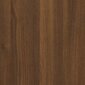 vidaXL Kirjahylly ruskea tammi 60x33x100 cm tekninen puu ja teräs hinta ja tiedot | Hyllyt | hobbyhall.fi