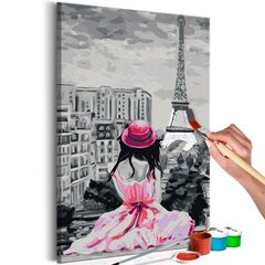 DIY kangas maalaus - Paris - Eiffel Tower View hinta ja tiedot | Maalaa numeroiden mukaan | hobbyhall.fi