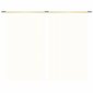 vidaXL String-verhot 2 kpl 100x250 cm Kerma hinta ja tiedot | Verhot | hobbyhall.fi