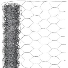 Nature Metalliverkko kuusikulmainen 1x10 m 40 mm galvanoitu teräs hinta ja tiedot | Aidat ja tarvikkeet | hobbyhall.fi