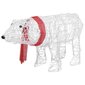 vidaXL Jouluvalokoriste karhu 45 LED-valoa 71x20x38 cm akryyli hinta ja tiedot | Juhlakoristeet | hobbyhall.fi