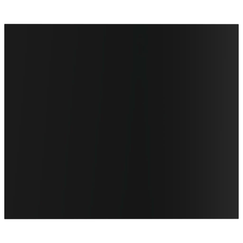 vidaXL Kirjahyllytasot 8 kpl korkeakiilto musta 60x50x1,5 cm lastulevy hinta ja tiedot | Hyllyt | hobbyhall.fi