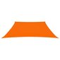 vidaXL Aurinkopurje Oxford-kangas puolisuunnikas 2/4x3 m oranssi hinta ja tiedot | Aurinkovarjot ja markiisit | hobbyhall.fi