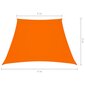 vidaXL Aurinkopurje Oxford-kangas puolisuunnikas 2/4x3 m oranssi hinta ja tiedot | Aurinkovarjot ja markiisit | hobbyhall.fi