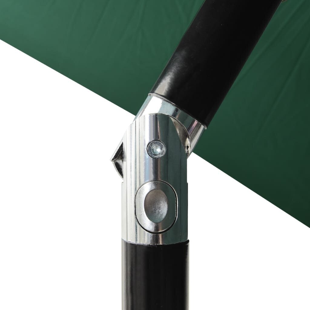 vidaXL 3-tasoinen aurinkovarjo alumiinitanko vihreä 2 m hinta ja tiedot | Aurinkovarjot ja markiisit | hobbyhall.fi