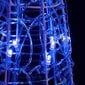 vidaXL LED-koristevalopyramidi sininen akryyli 90 cm hinta ja tiedot | Joulukoristeet | hobbyhall.fi