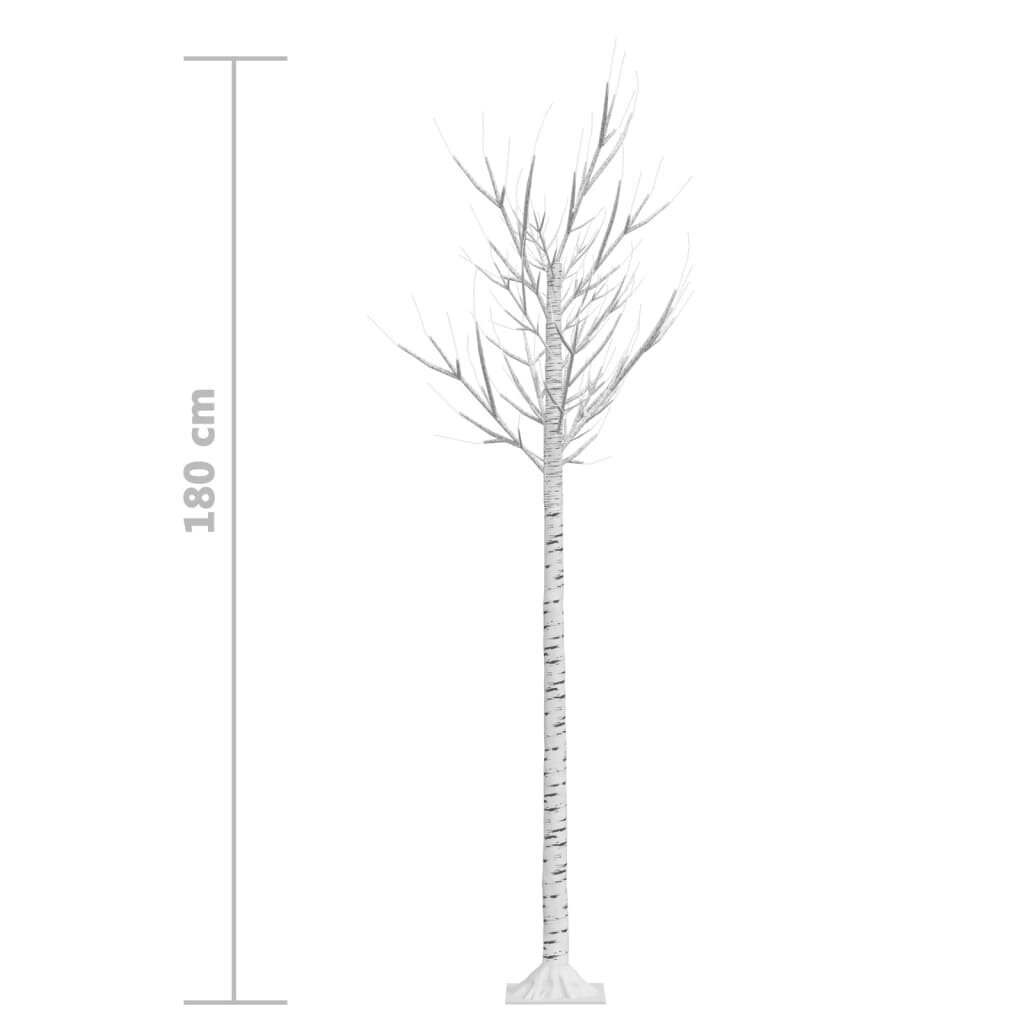 vidaXL Joulukuusi 180 LED 1,8 m lämmin valkoinen paju ulos/sisälle hinta ja tiedot | Joulukoristeet | hobbyhall.fi