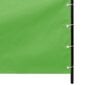 vidaXL Parvekkeen suoja vaaleanvihreä 160x240 cm Oxford kangas hinta ja tiedot | Aurinkovarjot ja markiisit | hobbyhall.fi