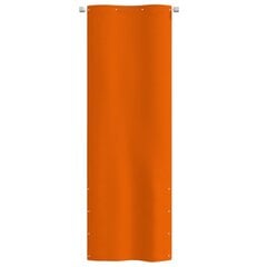 vidaXL Parvekkeen suoja oranssi 80x240 cm Oxford kangas hinta ja tiedot | Aurinkovarjot ja markiisit | hobbyhall.fi
