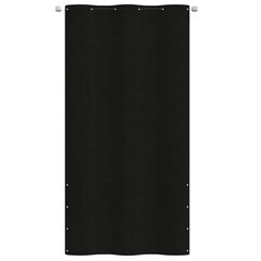 vidaXL Parvekkeen suoja musta 120x240 cm Oxford kangas hinta ja tiedot | Aurinkovarjot ja markiisit | hobbyhall.fi