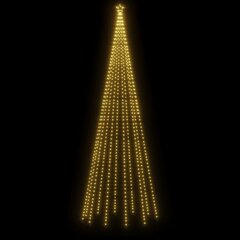 vidaXL Joulukuusi piikillä 732 lämpimän valkoista LED-valoa 500 cm hinta ja tiedot | Joulukoristeet | hobbyhall.fi