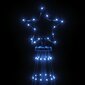 vidaXL Joulukuusi piikillä 732 sinistä LED-valoa 500 cm hinta ja tiedot | Joulukoristeet | hobbyhall.fi