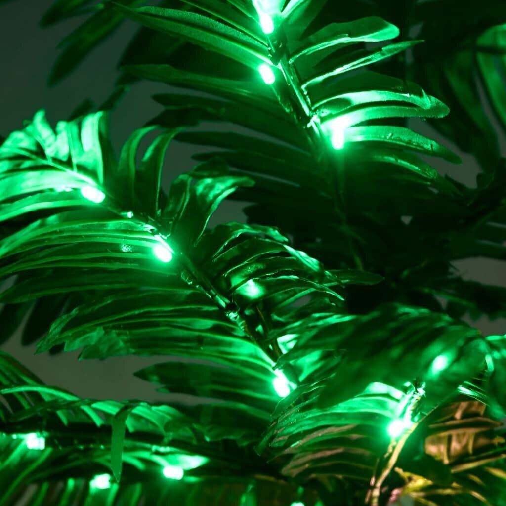 vidaXL LED-palmu lämmin valkoinen 192 LED-valoa 300 cm hinta ja tiedot | Joulukoristeet | hobbyhall.fi