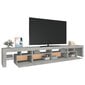 vidaXL TV-taso LED-valoilla betoninharmaa 260x36,5x40 cm hinta ja tiedot | TV-tasot | hobbyhall.fi