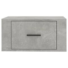 vidaXL Seinäkiinnitettävä yöpöytä betoninharmaa 50x36x25 cm hinta ja tiedot | Yöpöydät | hobbyhall.fi