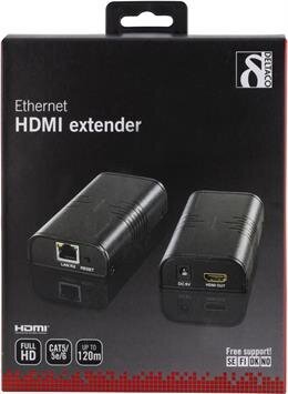 Deltaco HDMI-221, HDMI hinta ja tiedot | Kaapelit ja adapterit | hobbyhall.fi