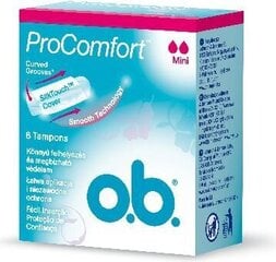 Tamponit O.B. ProComfort Mini 8 kpl. hinta ja tiedot | O.B. Hygieniatuotteet | hobbyhall.fi