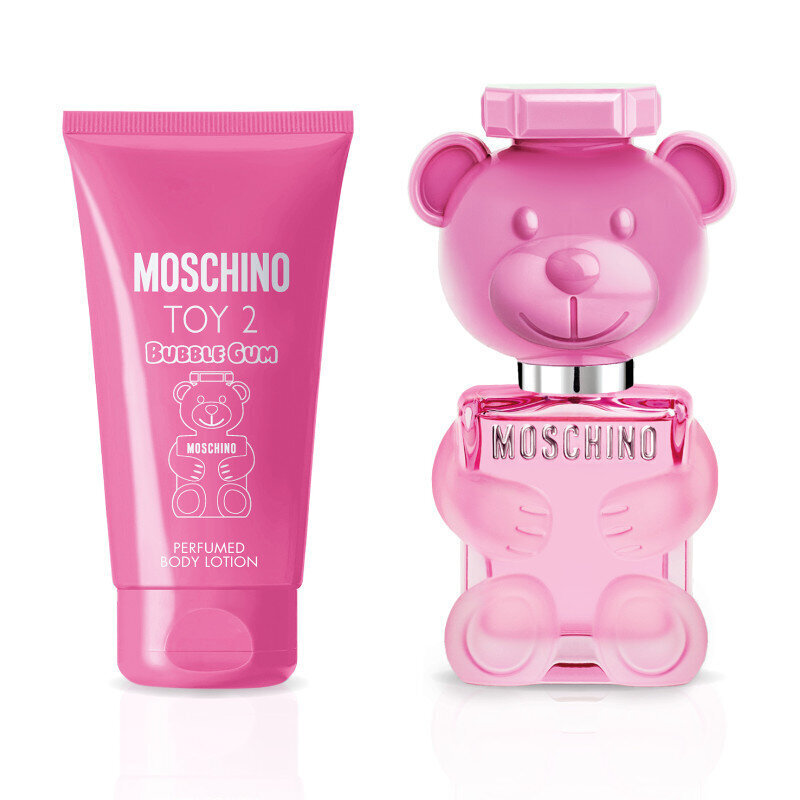 Moschino Toy 2 Bubble Gum -setti naisille: EDT 30 ml + vartalovoide, 50 ml hinta ja tiedot | Naisten hajuvedet | hobbyhall.fi