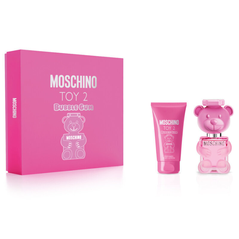 Moschino Toy 2 Bubble Gum -setti naisille: EDT 30 ml + vartalovoide, 50 ml hinta ja tiedot | Naisten hajuvedet | hobbyhall.fi