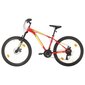 vidaXL Maastopyörä 21 vaihdetta 27,5" renkaat 38 cm runko punainen hinta ja tiedot | Polkupyörät | hobbyhall.fi