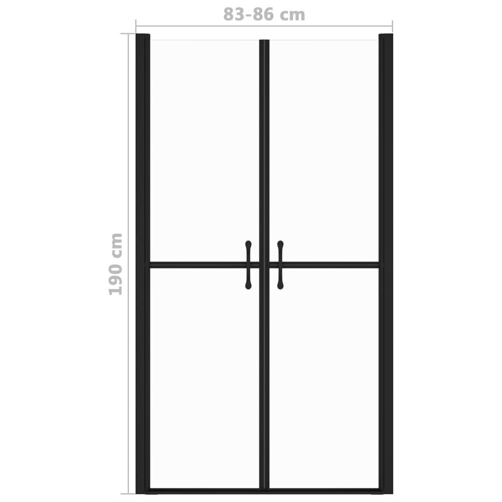 vidaXL Suihkuovi kirkas ESG (83-86)x190 cm hinta ja tiedot | Suihkukaapit ja suihkunurkat | hobbyhall.fi