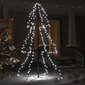 vidaXL Kartiojoulukuusi 200 LED-valoa sisä-/ulkokäyttöön 98x150 cm hinta ja tiedot | Joulukoristeet | hobbyhall.fi