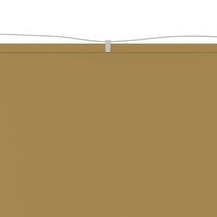 vidaXL Pystymarkiisi beige 180x270 cm Oxford kangas hinta ja tiedot | Aurinkovarjot ja markiisit | hobbyhall.fi